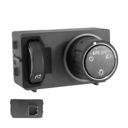 CONTROL ELECTRICO CV SILVERADO/CHEYENNE 14-18/SUBURBAN/TAHOE 15-20 GM SIERRA 14-18/YUKON 15-20 DE LUCES 12 PINS CON REGULADOR NEGRO 23187807 12VCC CHN CHIN MANIJAUTO