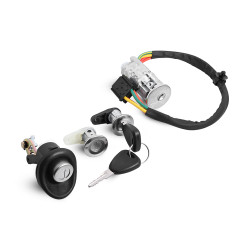 SET DE CILINDROS NS APRIO 07-10 CON LLAVE PUERTA/CAJUELA/ENCENDIDO METAL 12VCC MANIJAUTO CHIN CHN