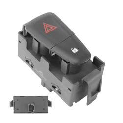 BOTON DE INTERMITENTES RN LOGAN 15-19/SANDERO 16-20 6 PINS NEGRO 12VCC CHN CHIN MANIJAUTO