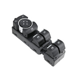 CONTROL ELECTRICO FD F-150/LOBO 15-20 DE ELEVADOR 8 PINS 5 TECLAS NEGRO FILO CROMADO SIN ESPEJOS AUTOABATIBLES FL3T-14B133-BGW 12VCC CHIN MANIJAUTO Izquierdo Delantera