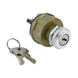 CILINDRO DE ENCENDIDO FD VARIOS UN 50-23 CON LLAVE 1 PIEZA 4 PINS METAL CROMADO 12VCC MANIJAUTO CHIN CHN G.1214 V.F. LS-15 Delantera