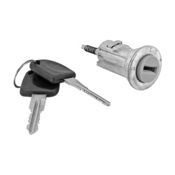 CILINDRO DE ENCENDIDO PT MATIZ G1 CV MATIZ 04-05 CON LLAVE 1 PIEZA METAL CROMO 12VCC CHIN MANIJAUTO 96618612 Derecho Delantera