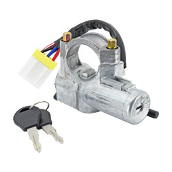 CILINDRO DE ENCENDIDO NS SENTRA 95-99 CON LLAVE CON SEGURO 1 PIEZA 6 PINS METAL CROMADO 12VCC CHN MANIJAUTO CHIN