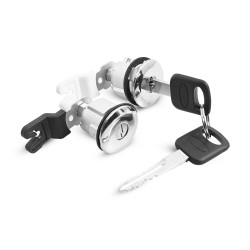 CILINDRO PARA PUERTA FD EXPLORER 95-01/RANGER 98-04 10-12/AEROSTAR 92-97/ECONOLINE 97-07/TOPAZ 92-94 MZ B2300 94-00 FD EXPLORER SPORT TRAC 01-05/MUSTANG 96-04 JUEGO METAL CROMADO CHIN CHN MANIJAUTO DELANTERO DERECHO/IZQUIERDO