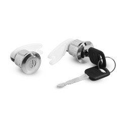 CILINDRO PARA PUERTA FD RANGER 93-97/EXPLORER 91-94/ECONOLINE 92-96 MR COUGAR 91-95 FD F-150/F-250 92-96/MUSTANG 94-95 JUEGO METAL CROMADO CHN CHIN MANIJAUTO F57Z-1022050A/F4TZ-1522050B