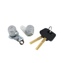 CILINDRO PARA PUERTA CV CHEVY JOY / POP / SWING / PICK UP 94-03/MONZA 94-12 CON LLAVE JUEGO 2 PIEZAS METAL CROMADO CHIN MANIJAUTO
