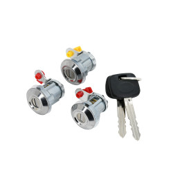 SET DE CILINDROS TY AVANZA 07-19 CON LLAVE SIN CHIP PUERTA/CAJUELA METAL CROMADO CHIN MANIJAUTO Derecho/Izquierdo Delantera/Trasera