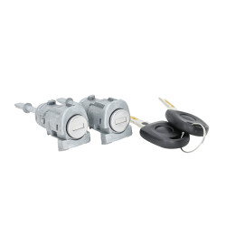 CILINDRO PARA PUERTA VW PASSAT 96-05/GOL 08-15 CON LLAVE PIVOTE 4.5CM JUEGO 2 PIEZAS METAL CROMADO TWN YAU YOUNG 3B0-837-168/3B0-837-167 Derecho/Izquierdo Delantera