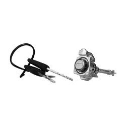 CILINDRO PARA PUERTA HD CR-V 12-16/CIVIC 12-15 CON LLAVE 1 PIEZA METAL CHIN MANIJAUTO 72185-T0A-A01 Izquierdo Delantera