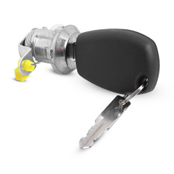 CILINDRO PARA PUERTA RN KWID 19-23 CON LLAVE 1 PIEZA METAL CROMADO BRA GENERICA 806013168R Izquierdo Delantera