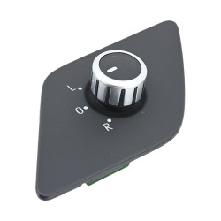 CONTROL ELECTRICO DE ESPEJO 10 PINS NEGRO FILO PLATA CON DESEMPAÃ±ANTE 5C7959565J 12 V CC CHIN MANIJAUTO Izquierdo Delantera