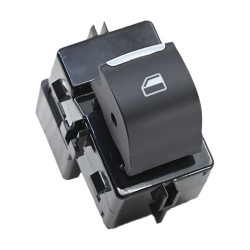 CONTROL ELECTRICO DE ELEVADOR 7 PIN 1 TECLA NEGRO FILO CROMADO 12 V CC CHIN MANIJAUTO Derecho/Izquierdo Trasera