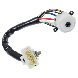 PASTILLA DE ENCENDIDO NS ALTIMA 93-97 NS D21 94-08 NS FRONTIER 98-04 NS MAXIMA 97-99 NS SENTRA 95-00 ELECTRICA 6 PINS CON ARNES 12 V CC CHIN MANIJAUTO 48750-1E411