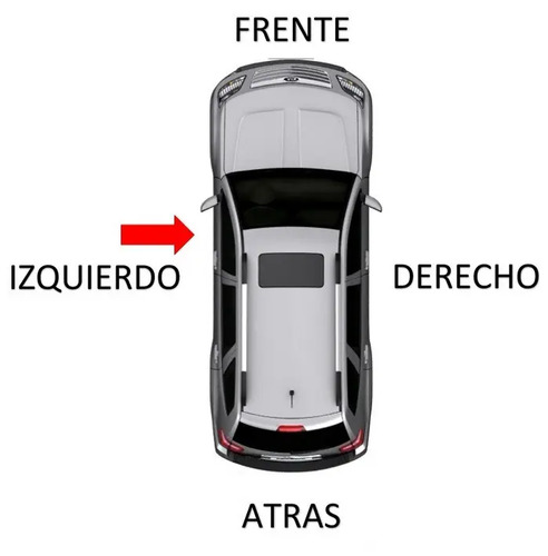 02-06 Honda Cr-v Manija Exterior Delantera Izquierda Lisa