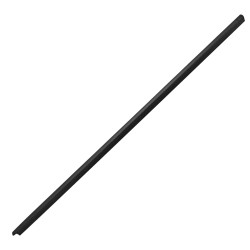 MOLDURA BOTAGUA PG 206 2 PUERTAS 01-06 98CM NEGRO GENERICA BRA Derecho Delantera Exterior