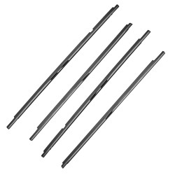 MOLDURA BOTAGUA JUEGO 4 PIEZAS NEGRA GENERICA CHN 75720-02180/75710-02180/75740-02160/75730-02160 BLACK Derecho/Izquierdo Delantera/Trasera