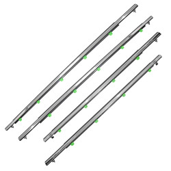 MOLDURA BOTAGUA HD CR-V 07-11 JUEGO 4 PIEZAS CROMADA CHN CHIN 72450SWAA01+72410SWAA01+72950SWAA01+72910SWAA01 Derecho/Izquierdo Delantera/Trasera