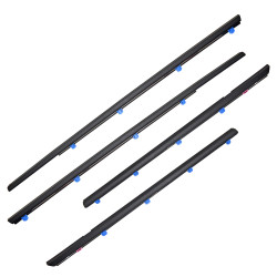 MOLDURA BOTAGUA HD CIVIC 4P SEDAN 12-15 JUEGO 4 PIEZAS NEGRA CHIN CHN 72450TROA01+72410TROA01+7295TROA01+72910TEAT01 Derecho/Izquierdo Delantera/Trasera