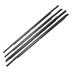 MOLDURA BOTAGUA MT OUTLANDER 07-13 JUEGO 4 PIEZAS DELANTERA 93CM / TRASERA 90CM NEGRA MANIJAUTO CHIN Derecho/Izquierdo Delantera/Trasera
