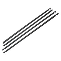 MOLDURA BOTAGUA MZ 6 SEDAN 04-08 JUEGO 4 PIEZAS DELANTERA 93CM / TRASERA 98CM NEGRA MANIJAUTO CHIN Derecho/Izquierdo Delantera/Trasera