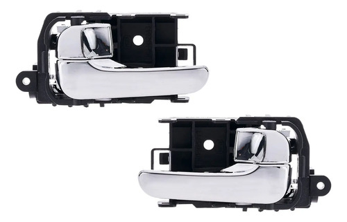 02-07 Nissan X-trail Par Manijas Interiores Cromadas 2 Pzs