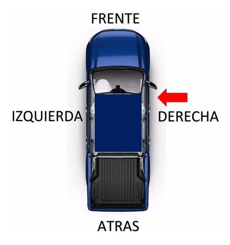 81-93 Datsun Nissan 720 Elevador Manual Lado Derecho