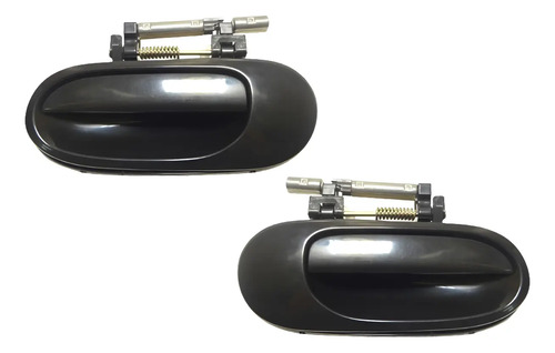 00-06 Nissan Almera Par Manijas Exteriores Traseras Negro