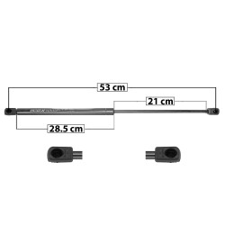 AMORTIGUADOR 5TA PUERTA VW POINTER 97-05 53 28.5 21 ENTRADA TIPO 9 ENTRADA 2 TIPO 9 325 16.42 7.45 385 19.45 8.82 SPART 7081 TUR