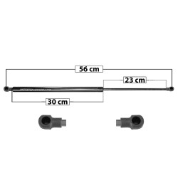 AMORTIGUADOR 5TA PUERTA CV CHEVY GUAYIN 94-12 NS ALMERA 02-05 CV ASTRA 98-05 ST IBIZA 09-17 56 30 23 ENTRADA TIPO 1 ENTRADA 2 TIPO 1 330 74.19 33.65 390 87.68 39.77 SPART 6649 TUR