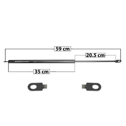 AMORTIGUADOR 5TA PUERTA DG RAM CHARGER 81-93 59 35 20.5 ENTRADA TIPO 2 ENTRADA 2 TIPO 2 635 142.75 64.75 695 156.24 70.87 SPART 6277 TUR