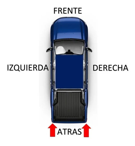 08-15 Nissan Np300 Manija Gancho Negro Tapa Trasera 1 Pieza