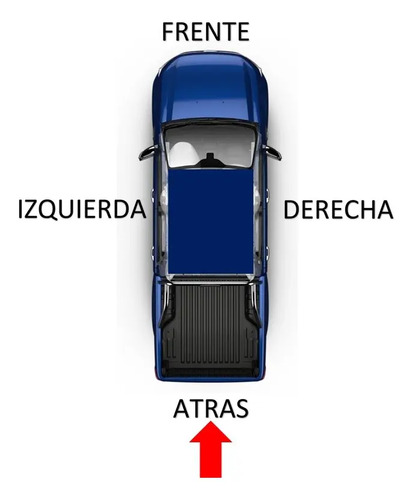 81-93 Datsun Nissan 720 Manija Tapa Central Cromada