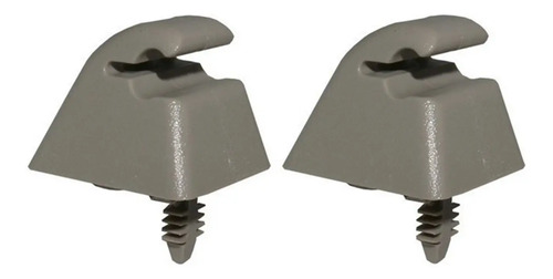 04-12 Chevrolet Tornado Ganchos Centrales Para Visera 2 Pzs.