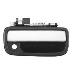 MANIJA EXTERIOR TY TACOMA 95-04 CON HOYO PARA LLAVE LISA NEGRA/CROMO PLASTICO TWN HUSHAN 69210-35030 Derecho Delantera