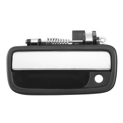 MANIJA EXTERIOR TY TACOMA 95-04 CON HOYO PARA LLAVE LISA NEGRA/CROMO PLASTICO TWN HUSHAN 69220-35030 Izquierdo Delantera