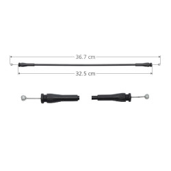 CHICOTE CERRADURA FD ECONOLINE 92-08 36.7CM CORTO MEX Izquierdo Trasera Puerta lateral abatible