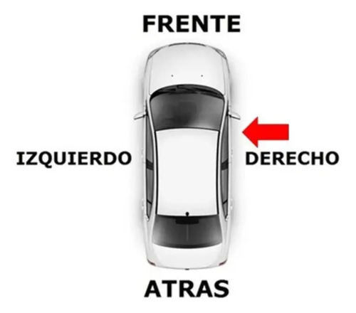01-06 Seat Leon 4pts Chicote Cerradura Puerta Delantera Der.