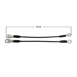 CABLES DE TAPA NS FRONTIER 05-15 JUEGO CORTO 45 CM TWN HUSHAN 90460-EA80A Derecho/Izquierdo