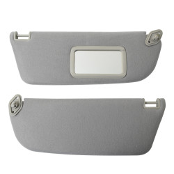 VISERA CV CHEVY 94-12 JUEGO VISERAS 2 PIEZAS CON ESPEJO GRIS TELA MEX Derecho/Izquierdo