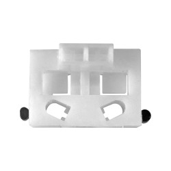 REPUESTO DE ELEVADOR CV CRUZE 11-16 BASE CORREDERA 1 PIEZA BLANCO PLASTICO MEX GENERICA Derecho/Izquierdo Delantera