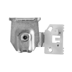 REPUESTO DE ELEVADOR FD LOBO 04-08 LC MARK LT 06-08 BASE CORREDERA 1 PIEZA ZINC CON PLASTICO MEX GENERICA Izquierdo Delantera