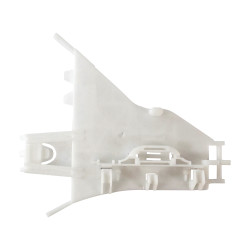 REPUESTO DE ELEVADOR CV EQUINOX 05-09 BASE CORREDERA 1 PIEZA BLANCO PLASTICO MEX GENERICA Izquierdo Delantera