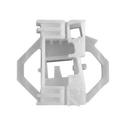 REPUESTO DE ELEVADOR VW DERBY 99-02 BASE CORREDERA MANUAL 1 PIEZA PLASTICO MEX GENERICA Derecho