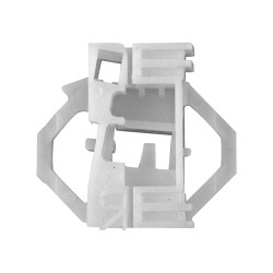 REPUESTO DE ELEVADOR VW DERBY 99-02 BASE CORREDERA MANUAL 1 PIEZA PLASTICO MEX GENERICA Izquierdo