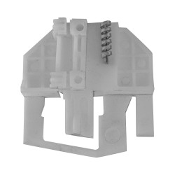 REPUESTO DE ELEVADOR JP LIBERTY 05-07 BASE CORREDERA 1 PIEZA PLASTICO MEX GENERICA Derecho Trasera