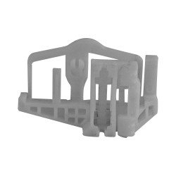 REPUESTO DE ELEVADOR BW SERIE 3 E90/E91 06-11 BASE CORREDERA 1 PIEZA PLASTICO MEX GENERICA Derecho Trasera
