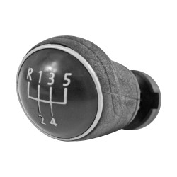 PERILLA VW JETTA BICENTENARIO 11-18/VENTO 14-22/GOL 08-20 DE PALANCA NEGRO FILO PLATA CORRUGADA POMO PLASTIFICADO MEX