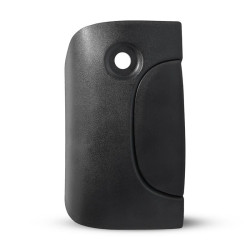 MANIJA EXTERIOR RN KANGOO 04-18 CON HOYO PARA LLAVE PUERTA DOBLE 5TA PUERTA CORRUGADA NEGRO PLASTICO TWN HUSHAN