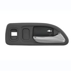 MANIJA INTERIOR HD ACCORD 4P SEDAN 94-97 CON HOYO PARA SEGURO Y CRISTAL GRIS OBSCURO/CROMADO PLASTICO TWN HUSHAN 72125-SV4-A02ZC Derecho Delantera