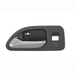 MANIJA INTERIOR HD ACCORD 4P SEDAN 94-97 CON HOYO PARA CRISTAL GRIS OBSCURO/CROMADO PLASTICO TWN HUSHAN 72665-SV4-013ZC Izquierdo Trasera